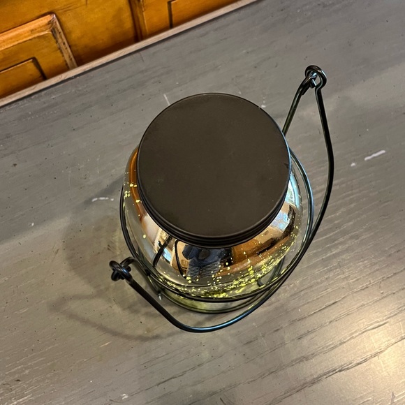 Gold Mercury Glass Fairy Light Mason Jar - Battery Operated - Picture 11 of 14